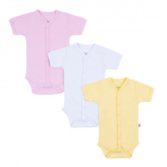 Три бодита с предно закопчаване от рипс