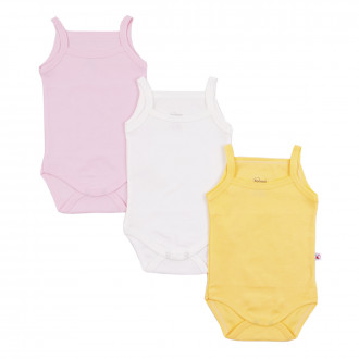 Тройка боди-потници с тънки презрамки