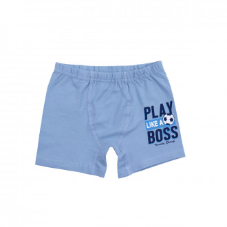 Боксер за момчета "Football" в синьо