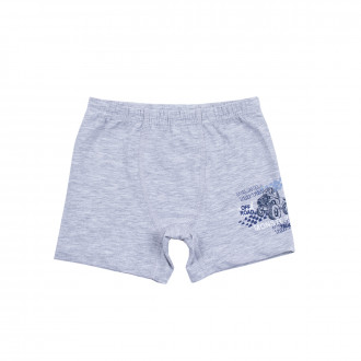 Боксер за момчета "Off road" в сив меланж