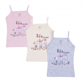 Тройка потници с тънки презрамки "Hello dreams"