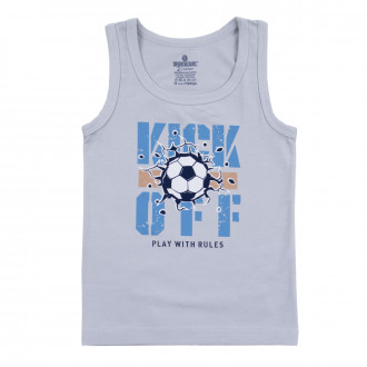 Детски потник "Football" в сиво