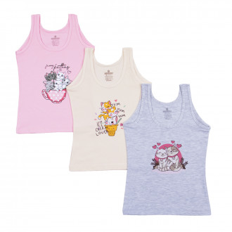 Тройка потноци за момичета "Котенца"