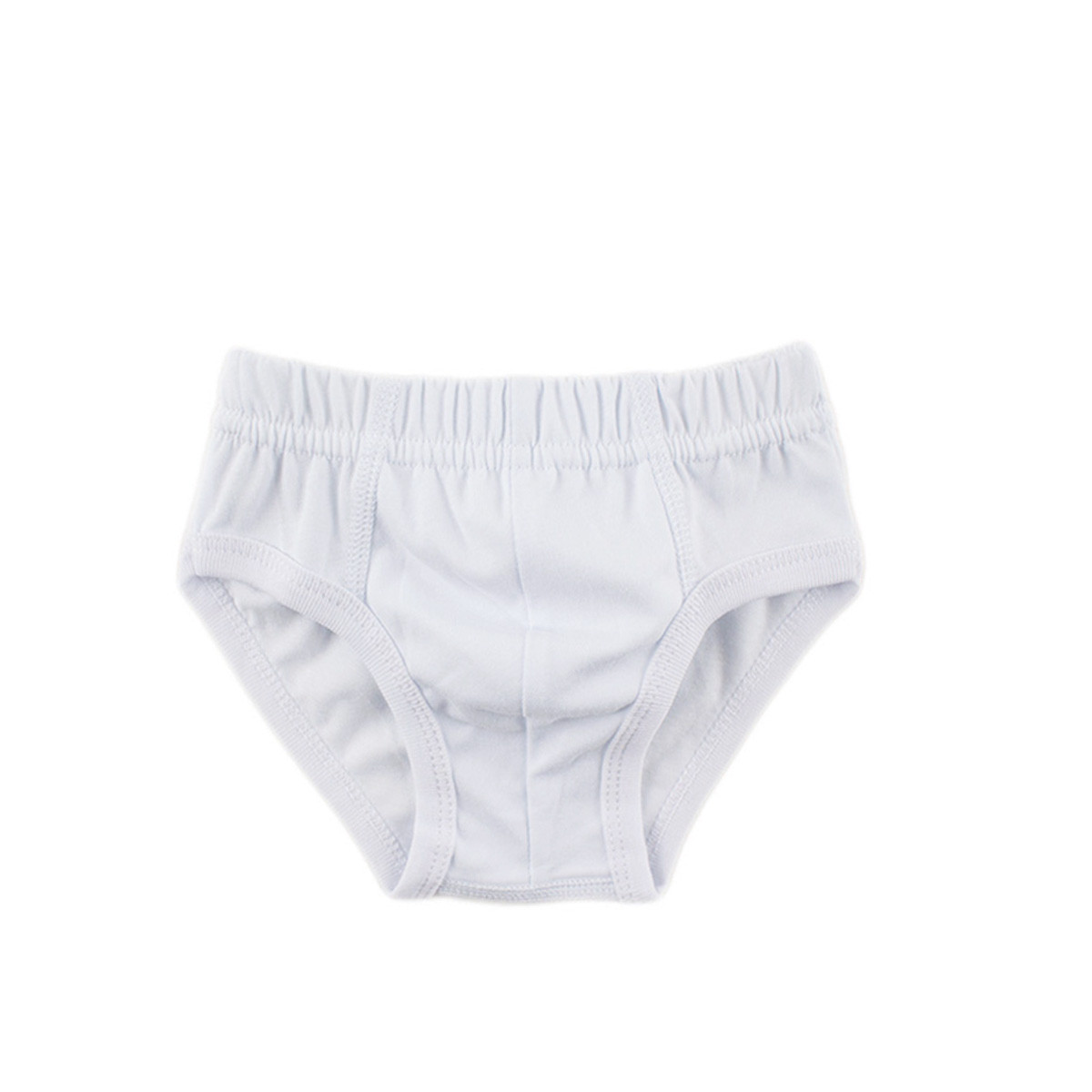 Детски памучен слип в бяло