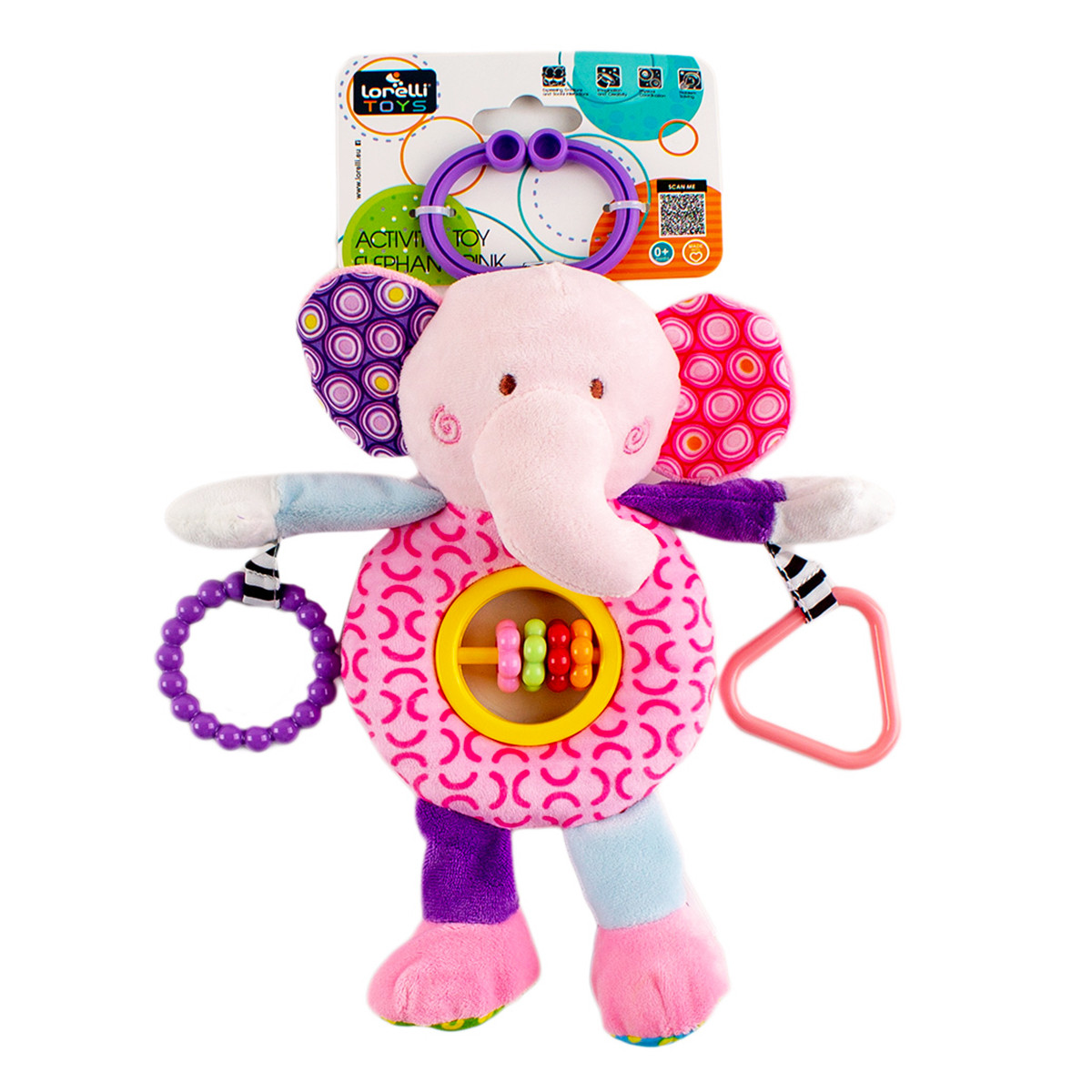 Дрънкалка с фигурки "Слонче"