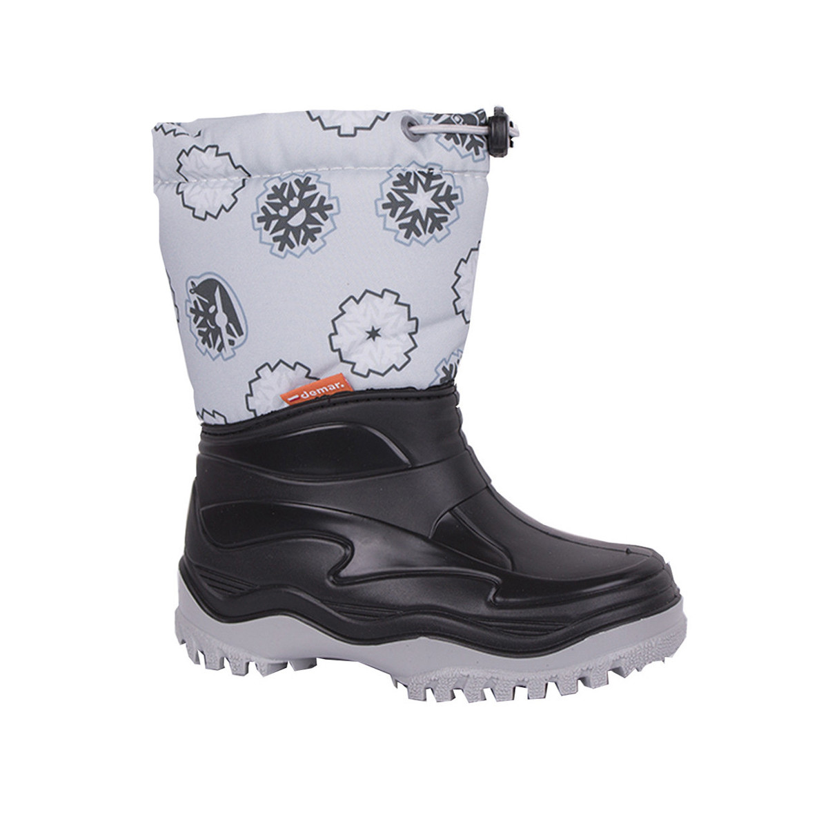 Ляти апрески в черно и сиво с топла подплата