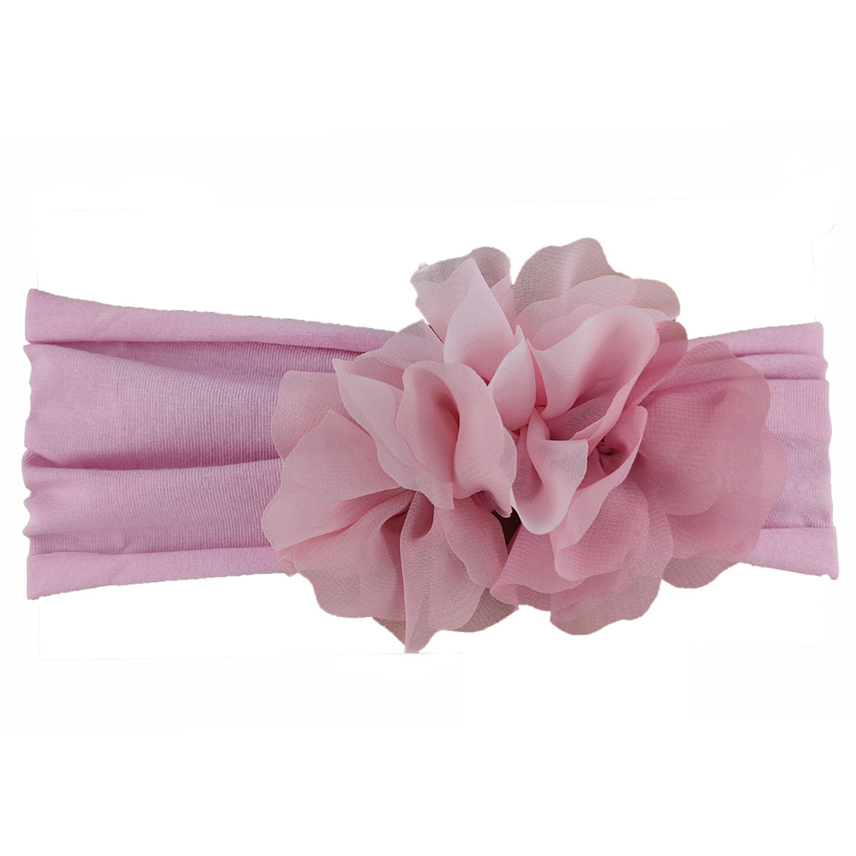 Детска лента за глава в светлорозов цвят