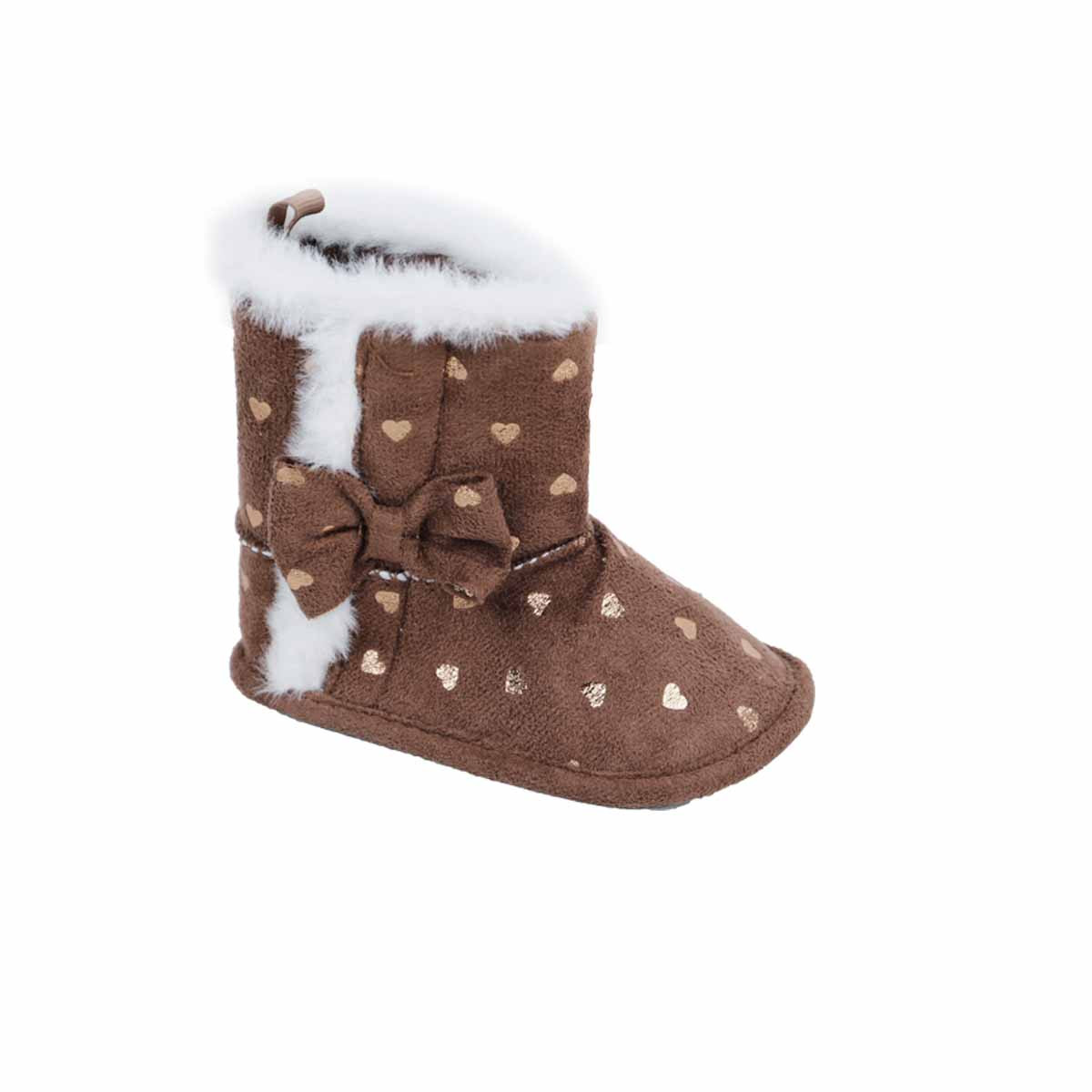 Бебешки ботушки в кафяво