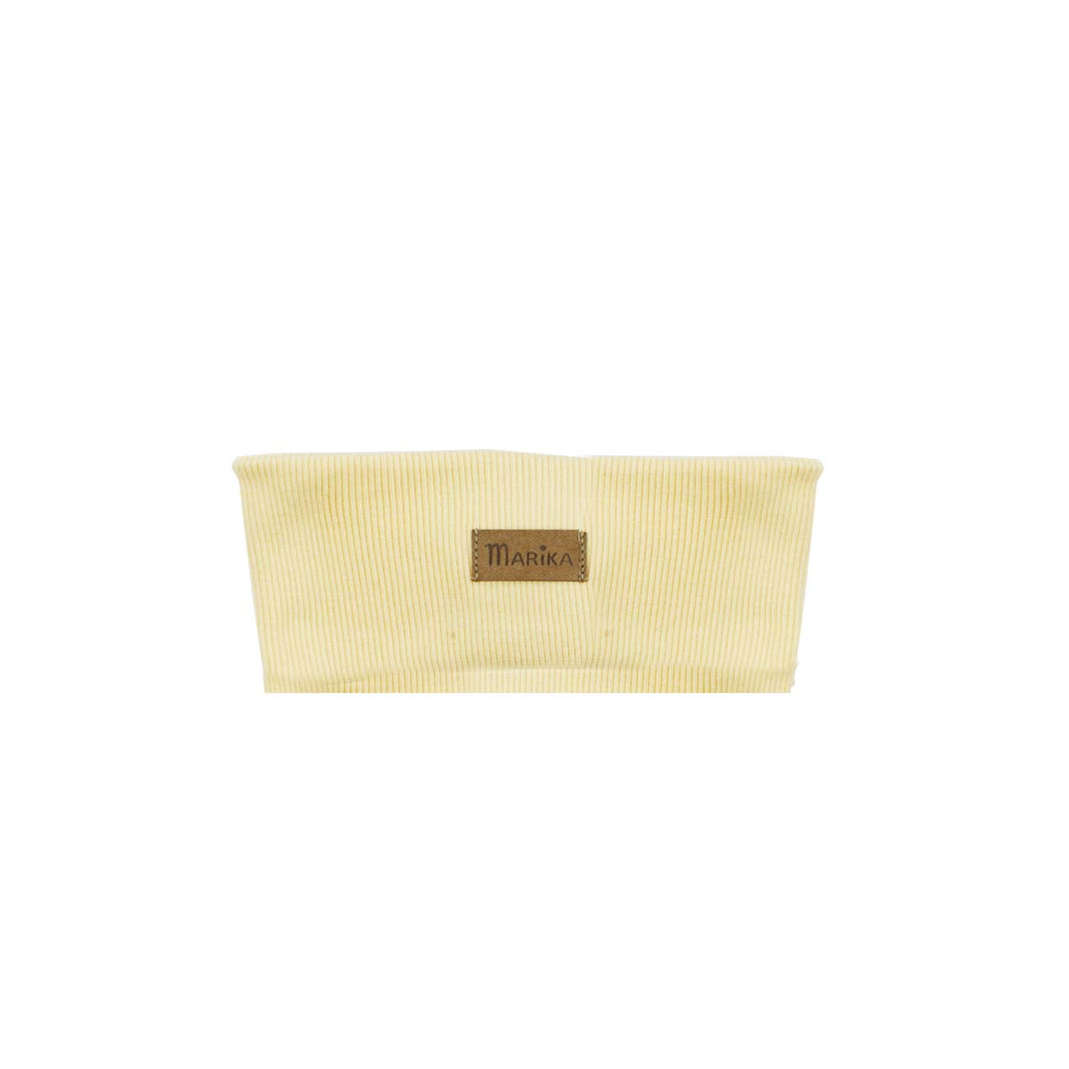 Детска лента за глава в бледожълто