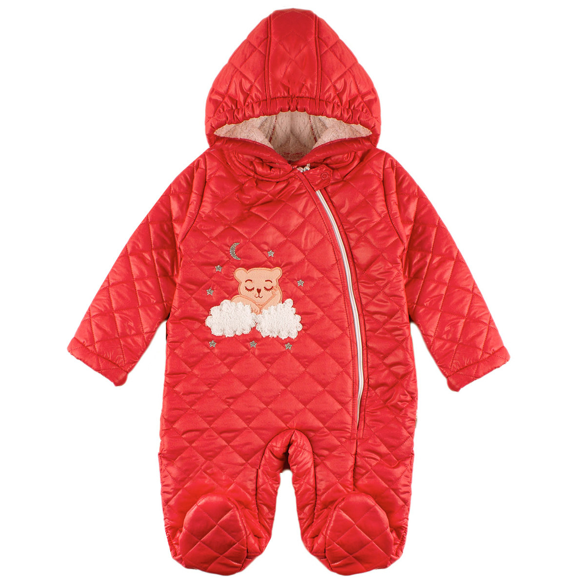 Бебешки ескимос в цвят диня за момичета