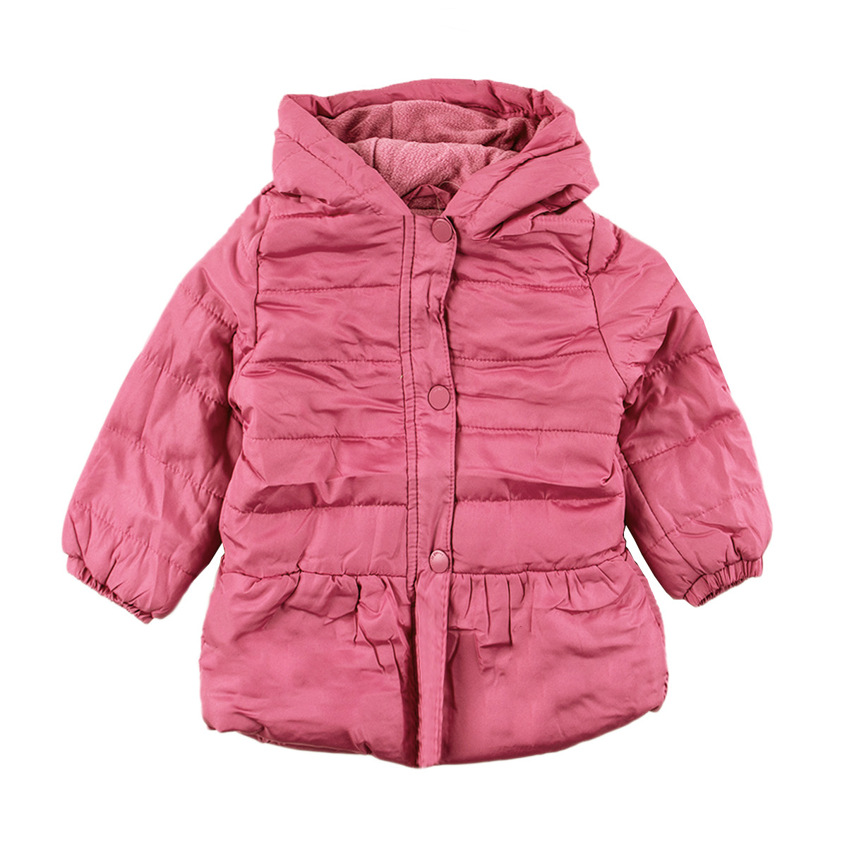 Леко ватирано яке с топъл полар за момичета