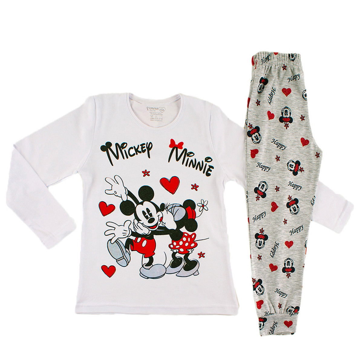 Детска памучна пижама за момичета