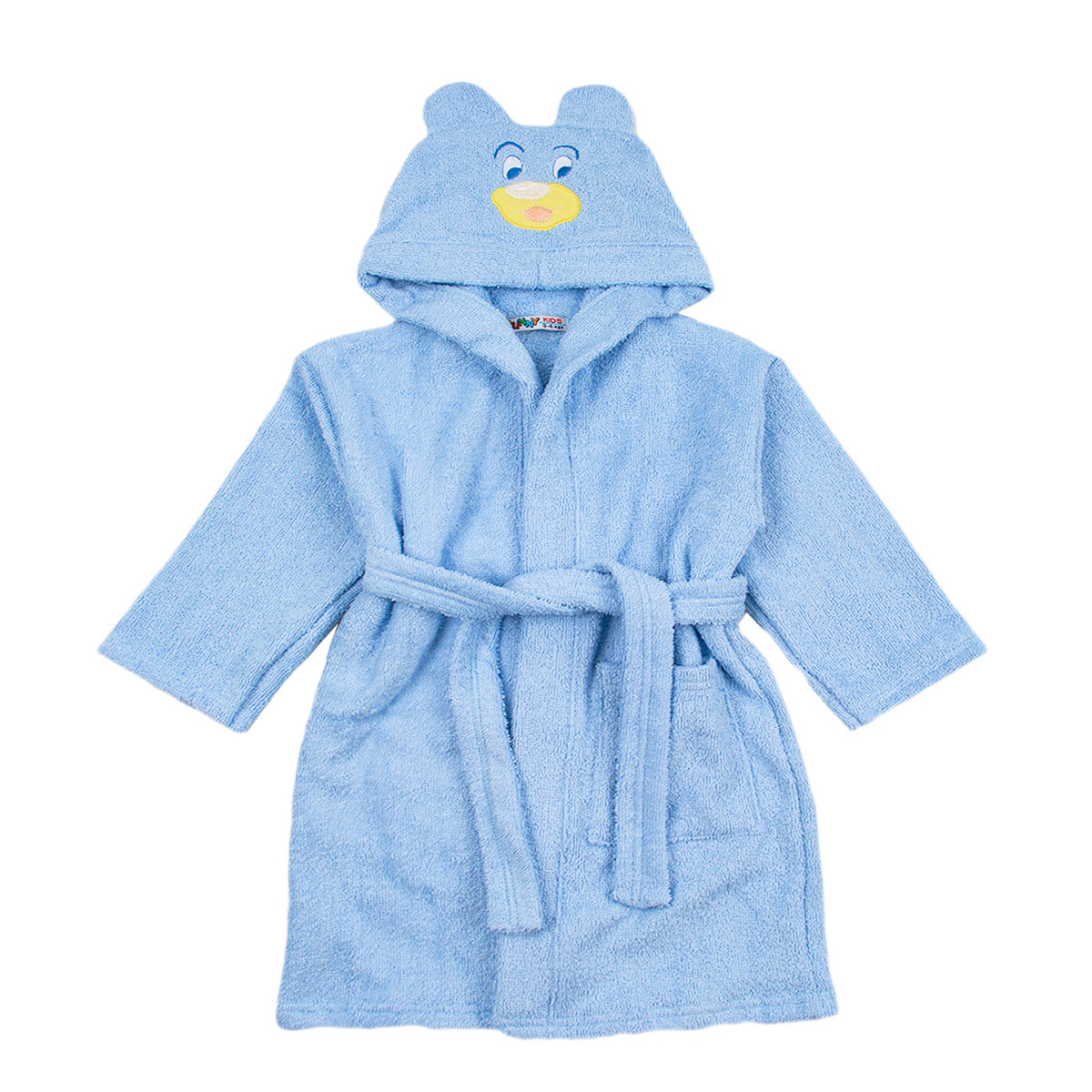 Детски халат за бaня в синьо