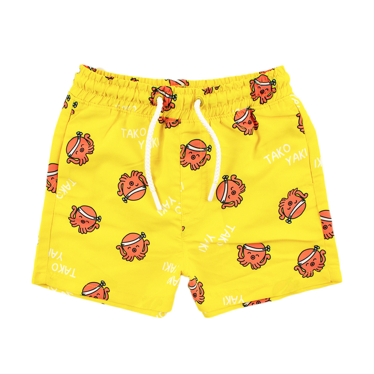 Детски бански за момчета в жълто