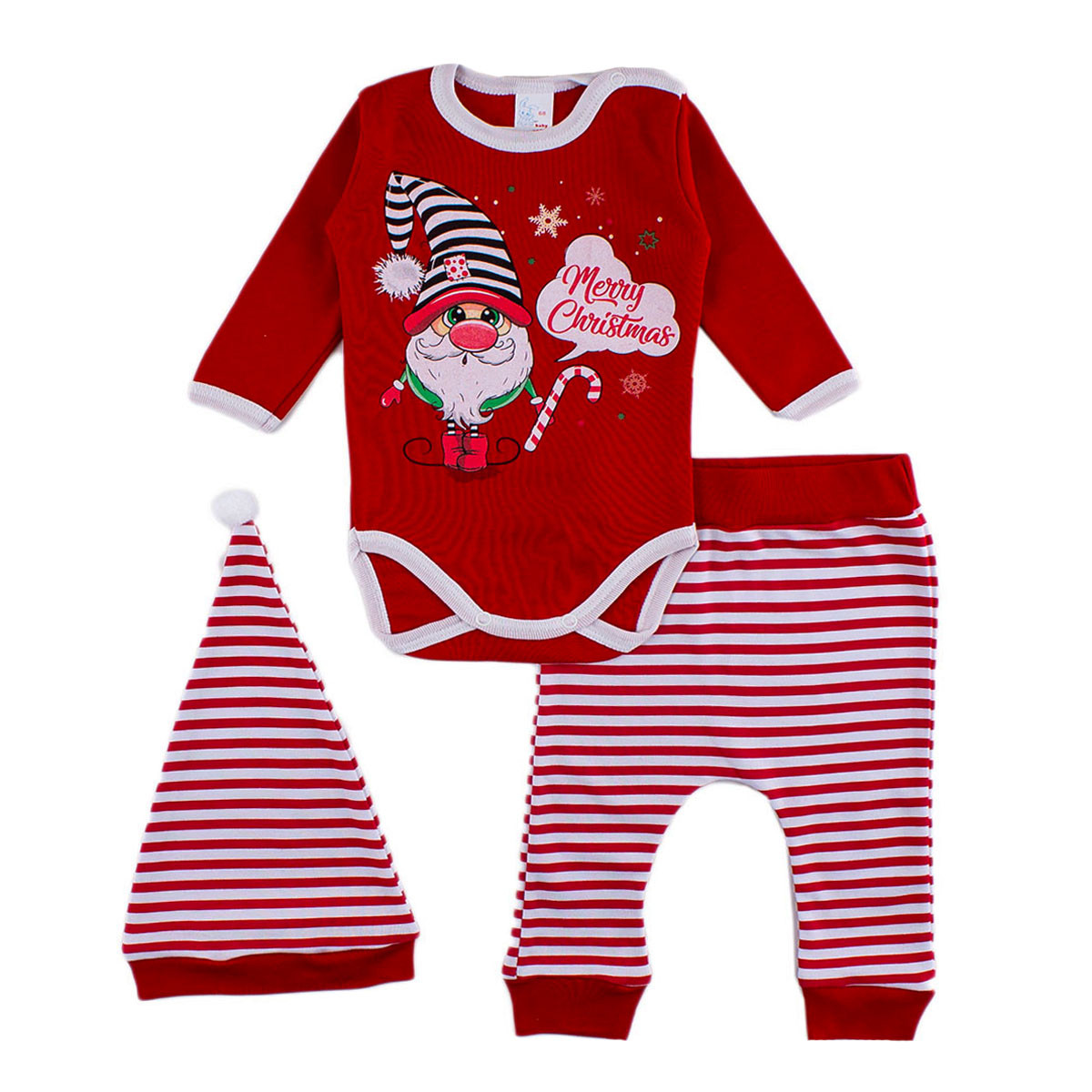 Коледен комплект от 3 части ,,Santa Claus"