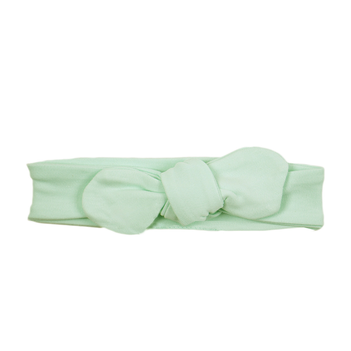 Детска лента за глава в зелено