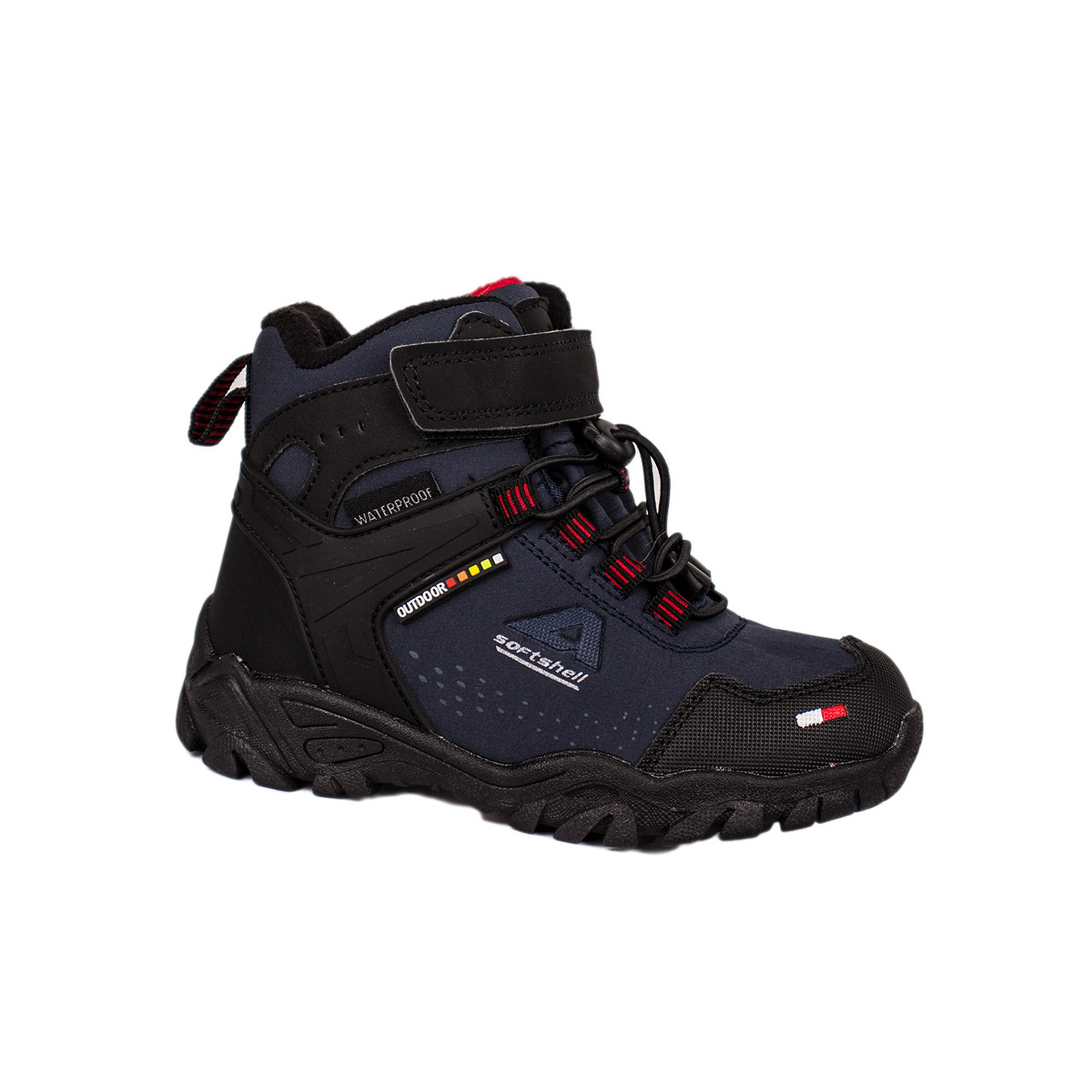 Водоотблъскващи зимни боти в черно и тъмносиньо