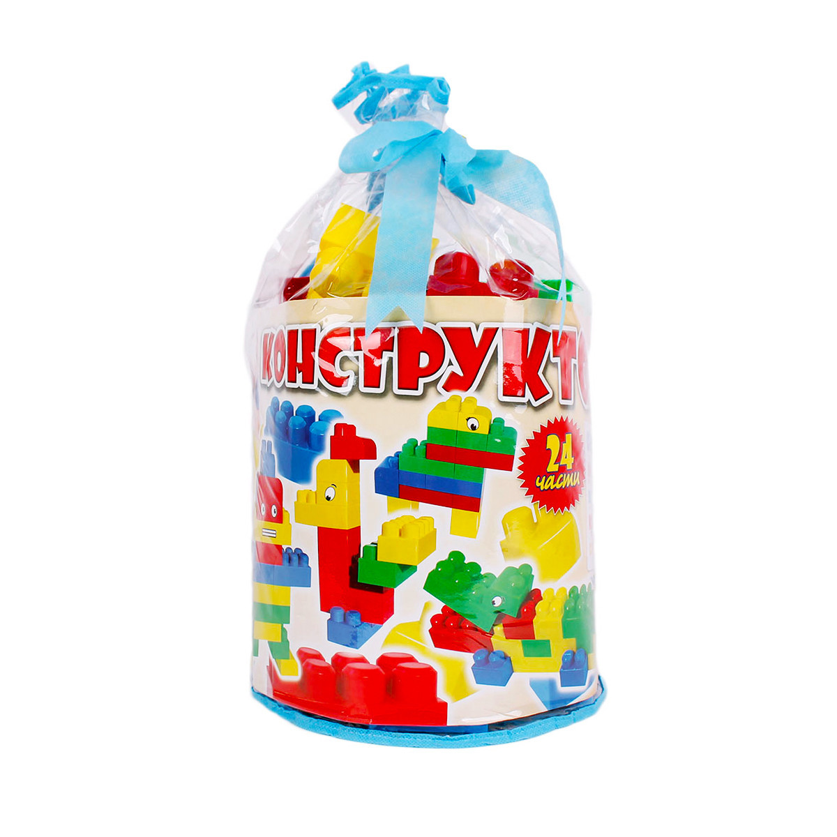 Конструктор с едри елементи 24 части