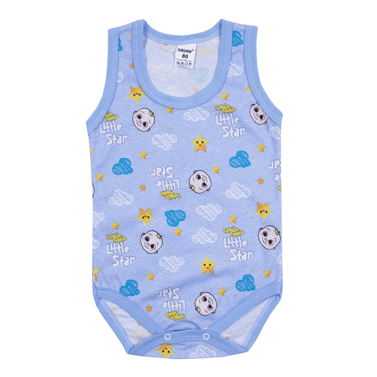 Боди-потник в щампиран десен "Little star"