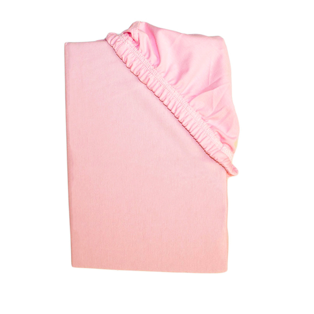 Чаршаф с ластик в розово 70/140 см
