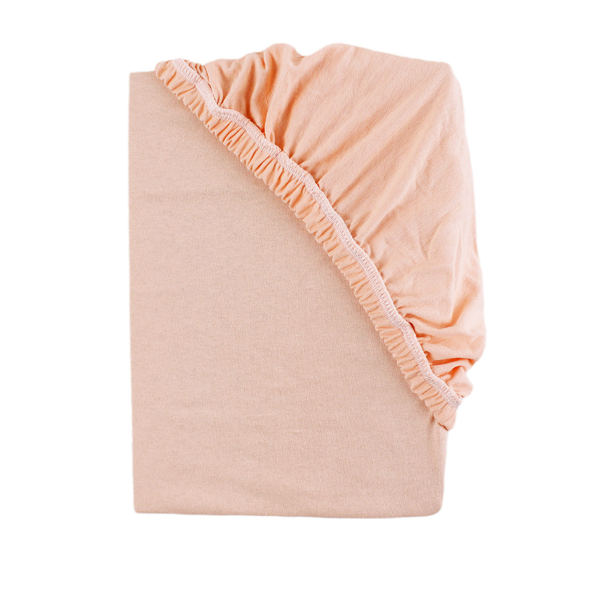 Чаршаф с ластик за кошара в цвят праскова 70/140 см