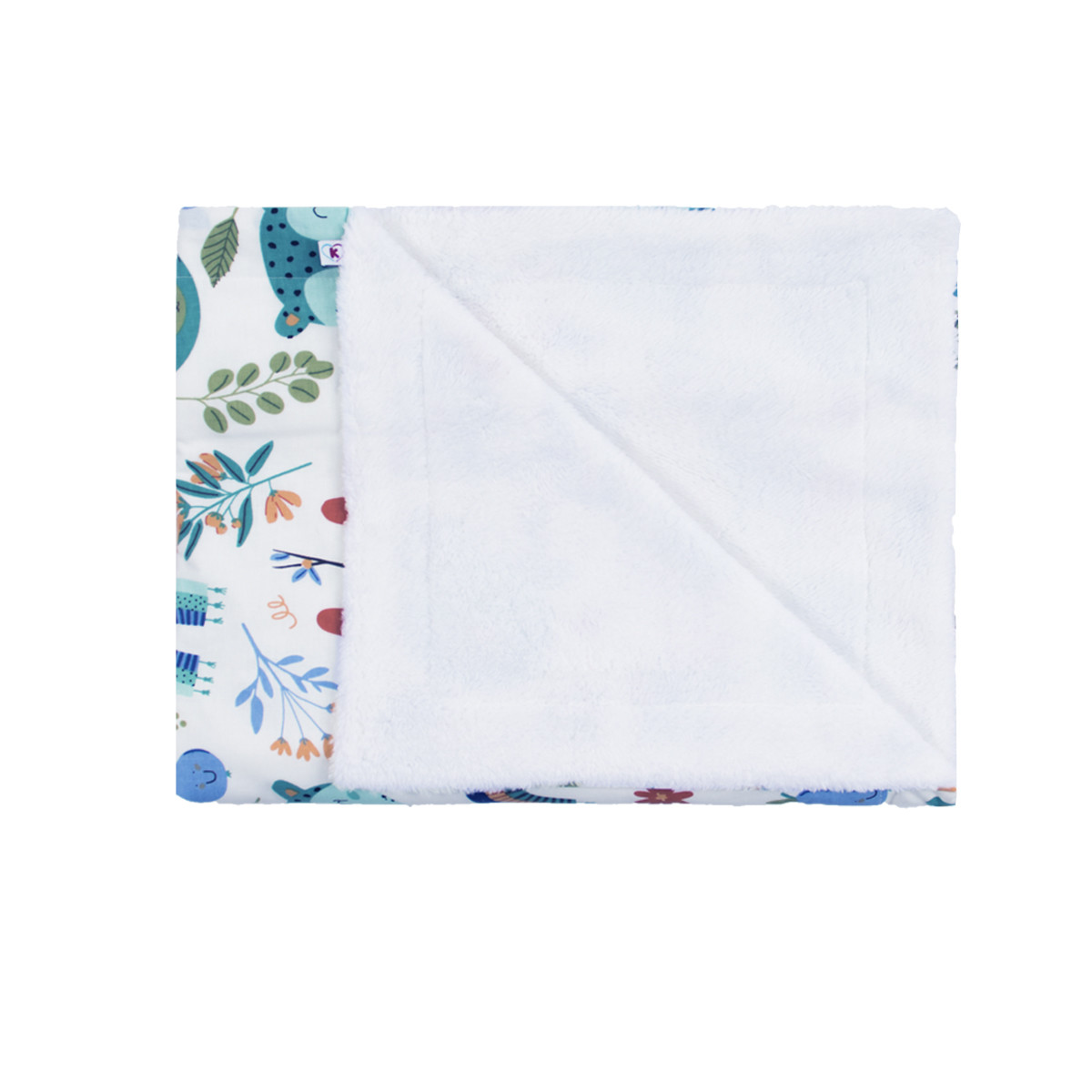 Памучна пелена с кохавлия с животни 85 х 75 см