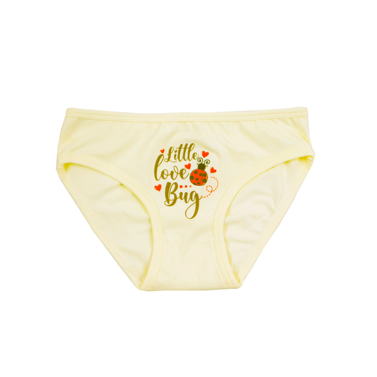 Детски бикини "Good luck" в жълто