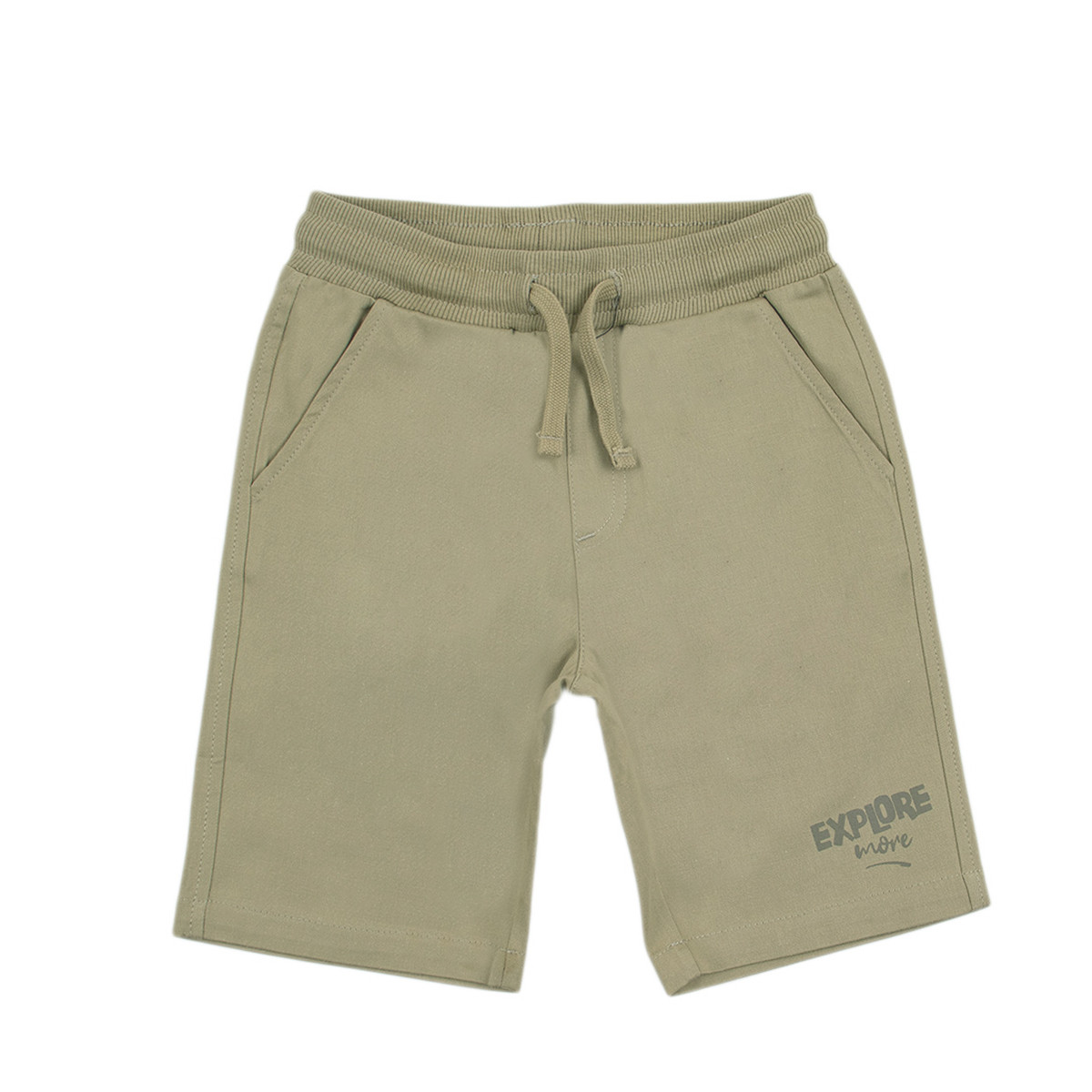 Детски къси панталони "Explore" в бледозелено