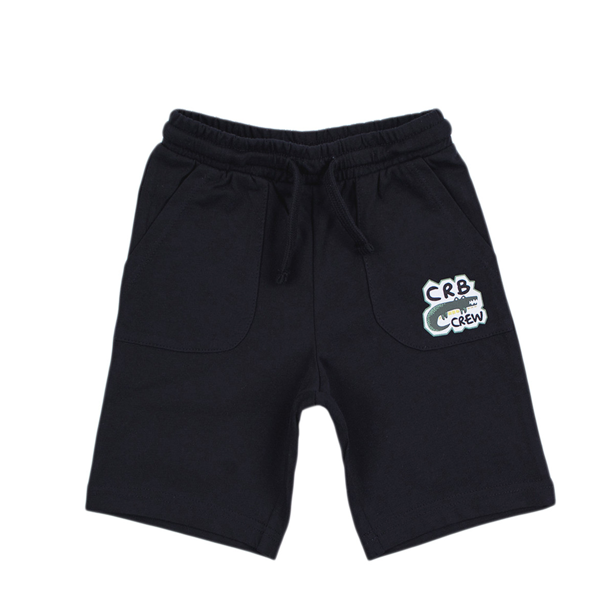 Детски къси панталони в черно "Crew"