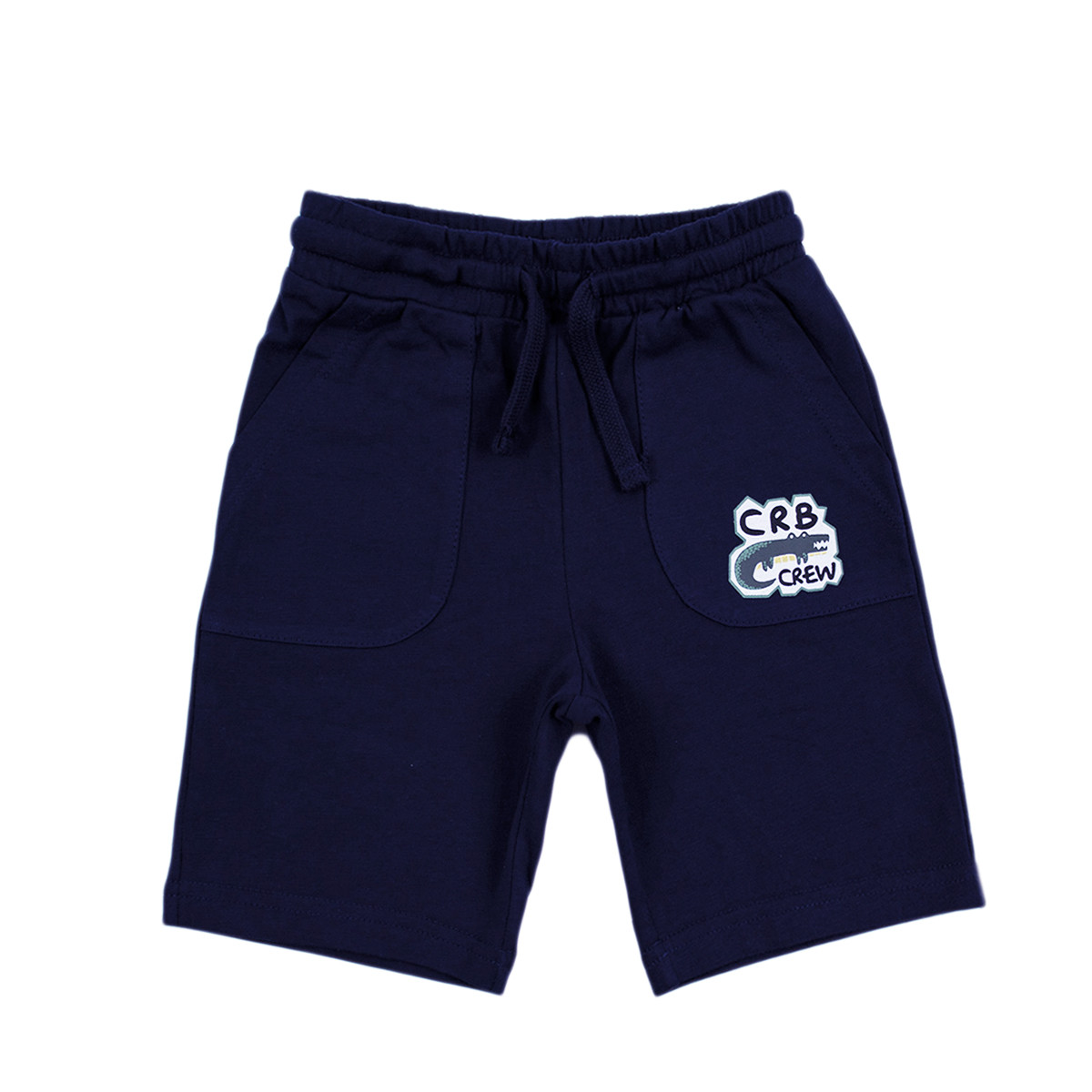 Детски къси панталони в тъмносиньо "Crew"