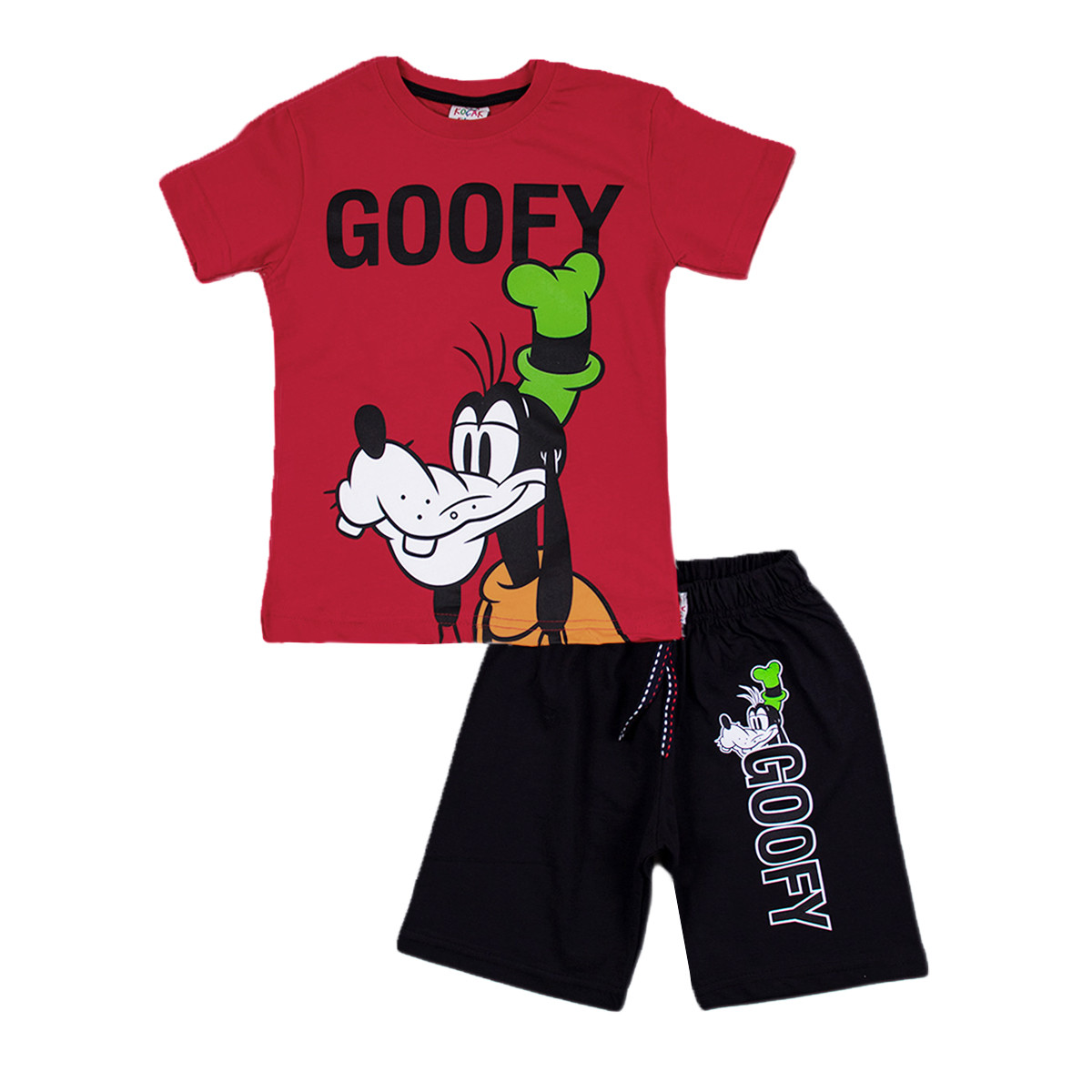 Детски комплект с анимацианен герой в червено