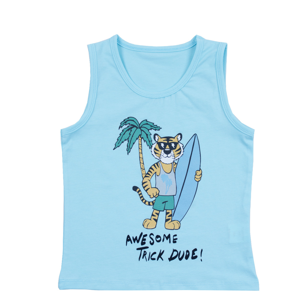 Детски потник "Awesome" в синьо