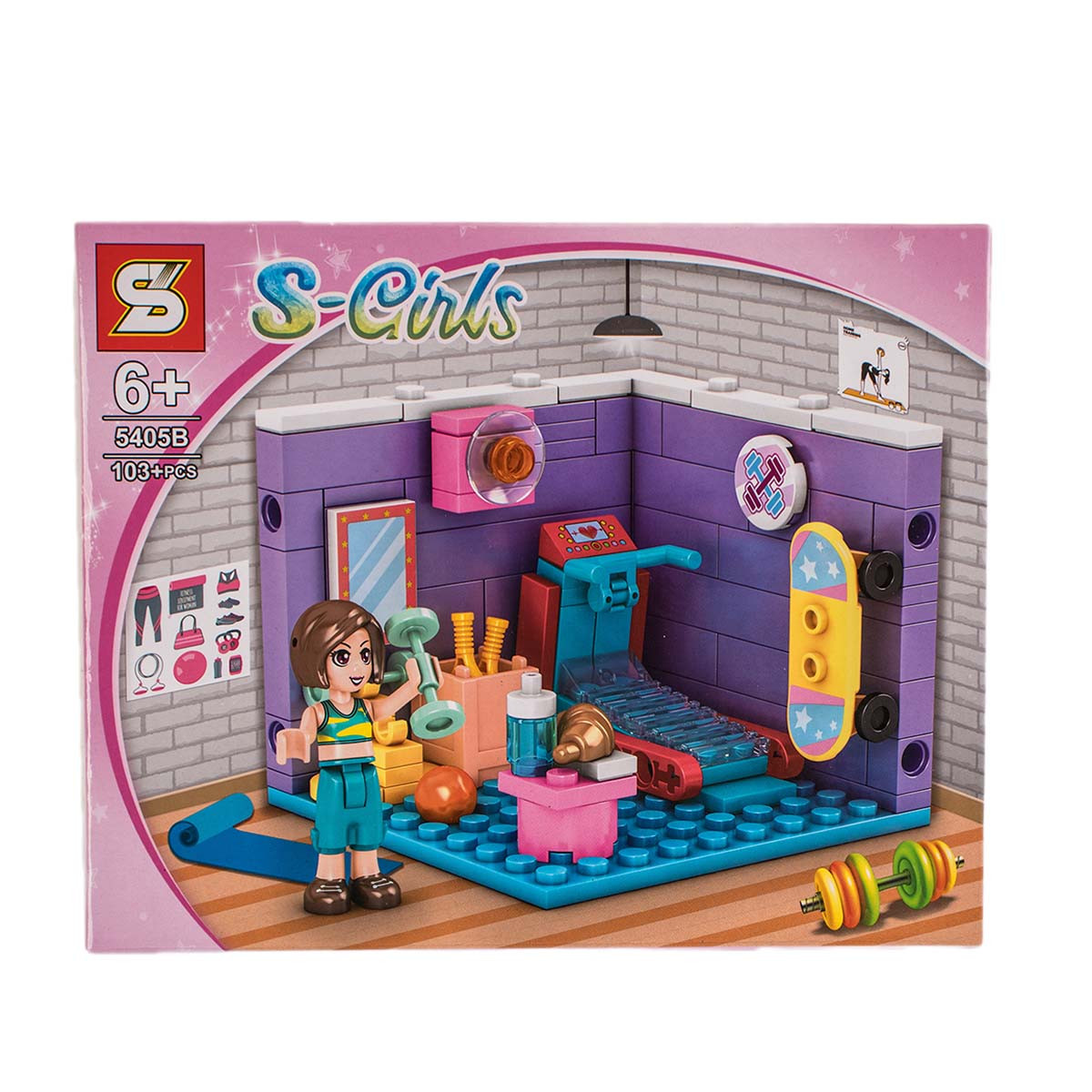 Конструктор "Дом" 23х20 см. 103 части