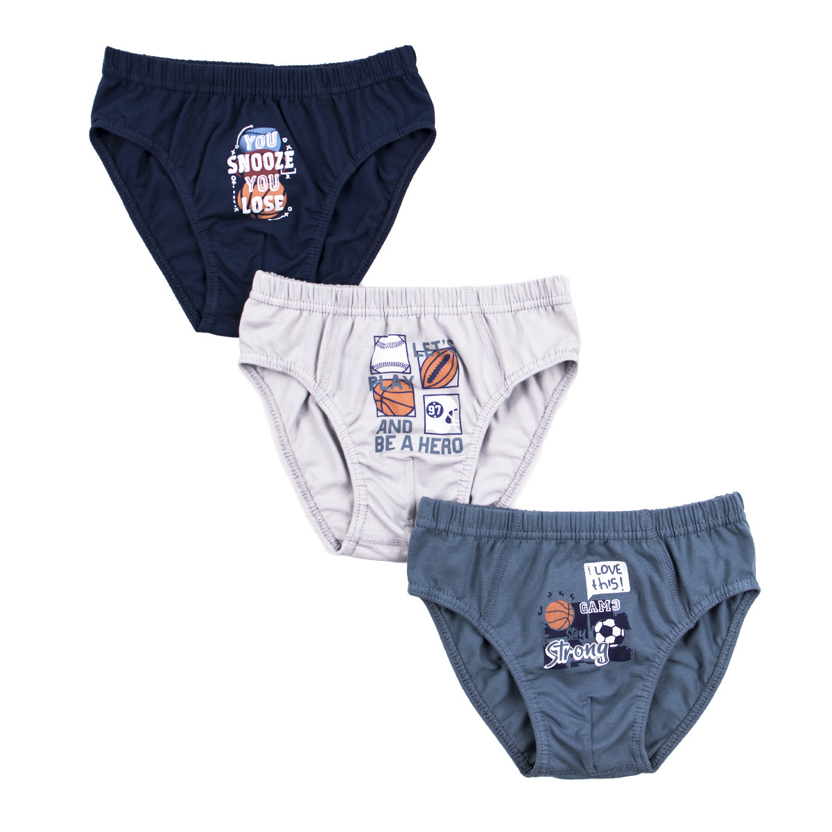 Тройка слипове за момчета "Basketball"