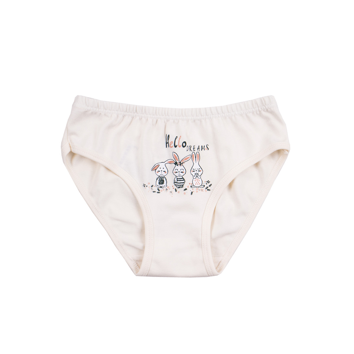 Детски бикини "Hello dreams" в цвят крем
