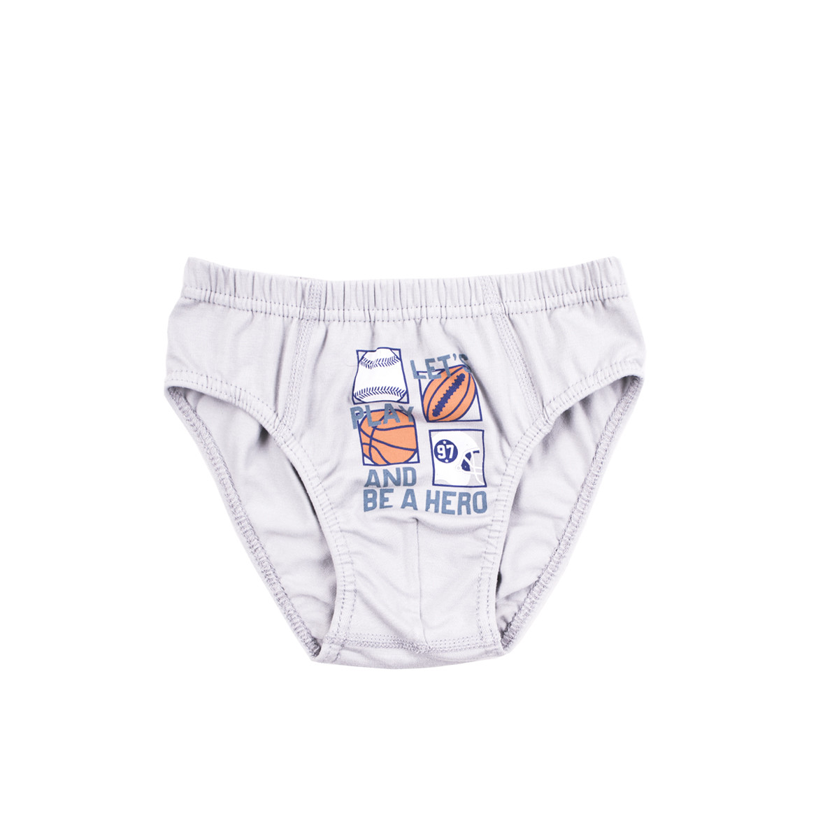 Детски слип ,,Let's play" в светлосиво