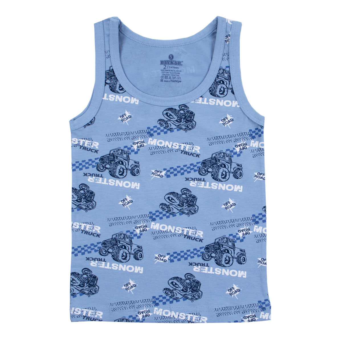 Детски потник "Off road" в синьо