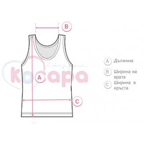 Таблица с размери за Потници