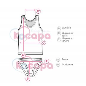 Таблица с размери за Комплекти бельо